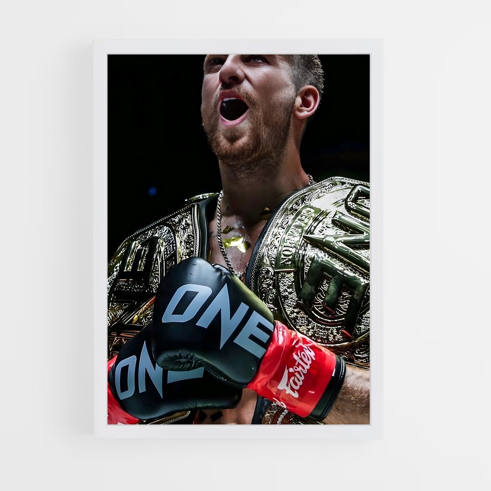 Poster Heavyweight Champion Conor – affiche Kick-boxing (vue 3)
